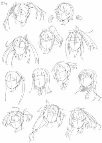 动漫人物古风头发 - 堆糖,美图壁纸兴趣社区