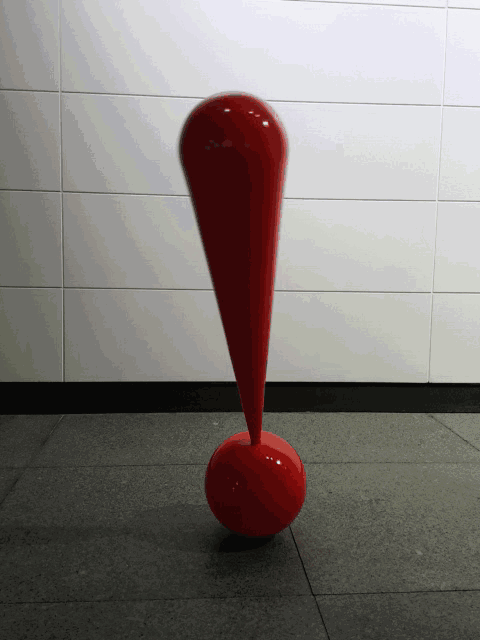 《惊叹号》ralfonso不锈钢,led电子装置