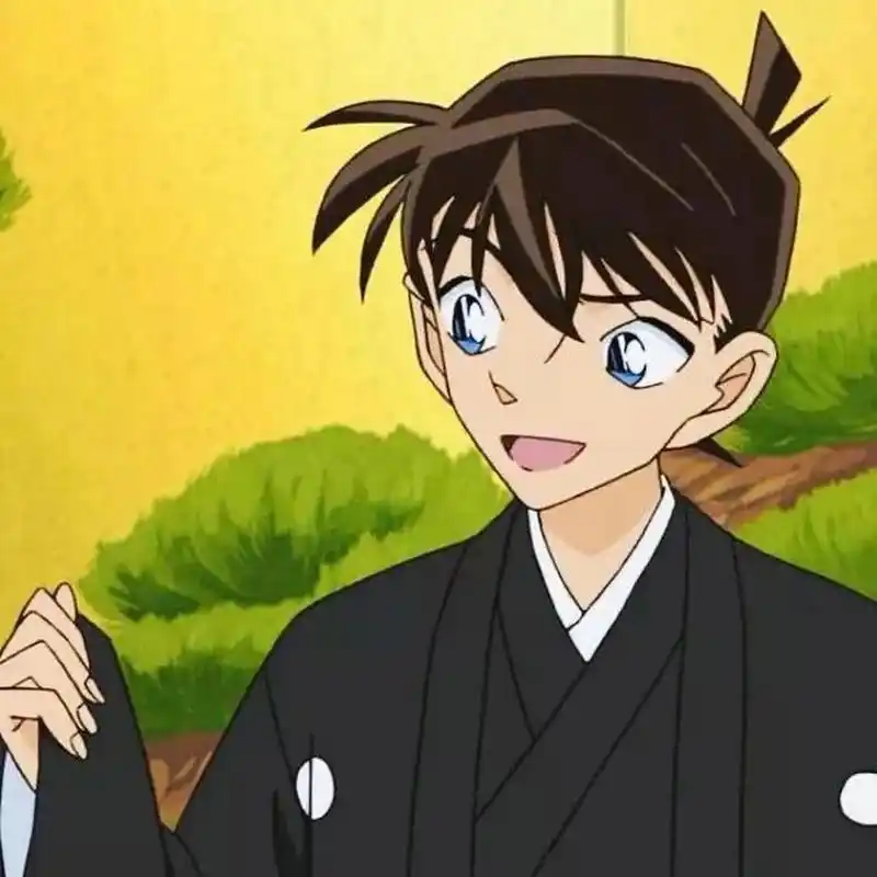 头像|工藤新一   1 我们最帅的男主角工藤新一的头像总算来啦,因为新