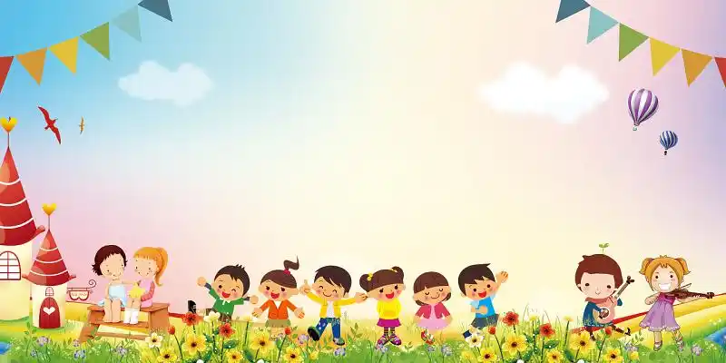 幼儿园新年背景