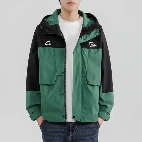 夹克男刺绣2023春秋季潮牌百搭立领上衣服男士宽松外套青年修身外套男