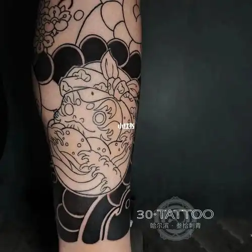 我的纹身分享  #原创纹身  #日式老传统  #纹身手稿  #紋身  #老传统