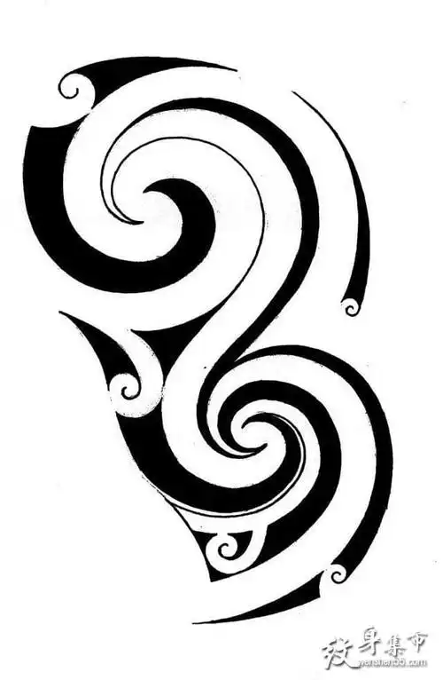 玛雅图腾纹身,玛雅图腾纹身手稿,玛雅图腾纹身手稿图案2