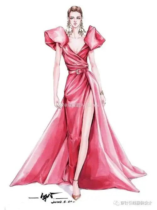 效果图80张服装效果图