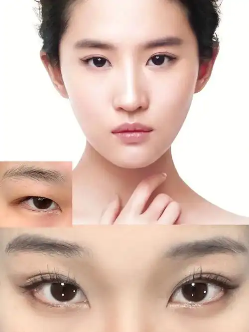 内双肿眼一秒get刘亦菲眼妆双眼皮篇