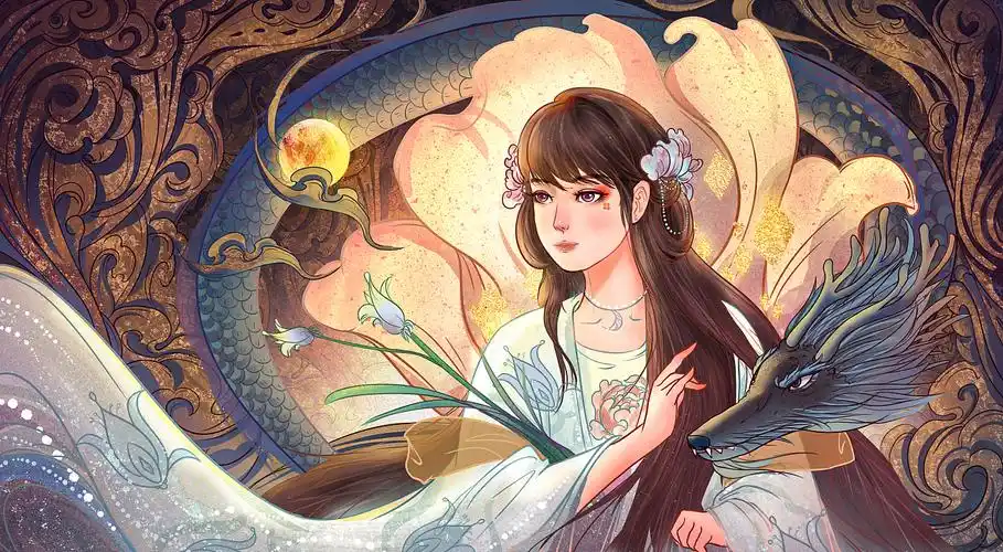 苍兰决--小兰花(虞书欣)同人插画