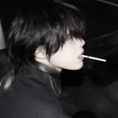 真人帅气头像侧脸冷酷