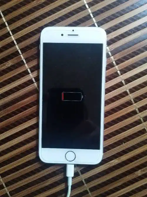 我的苹果6现在充电,充不了,插上电源线显示这样,充电没反应