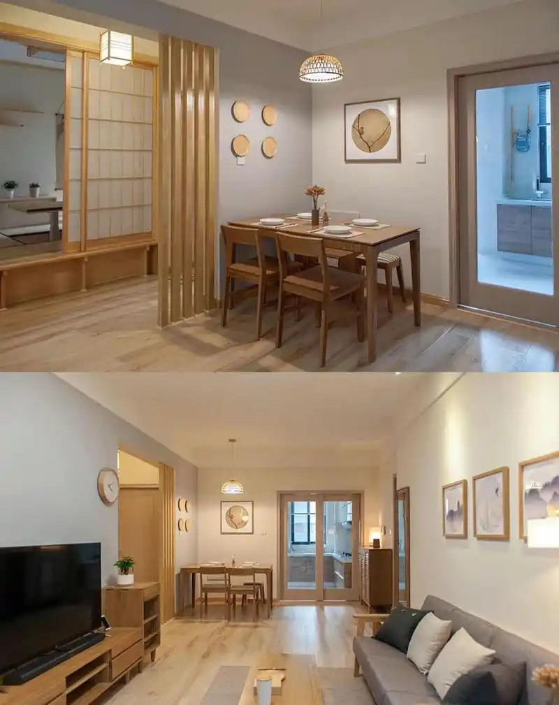 日式风格装修,简洁,环保,实用 [点亮平安灯]客厅: 为了防止空间压抑,