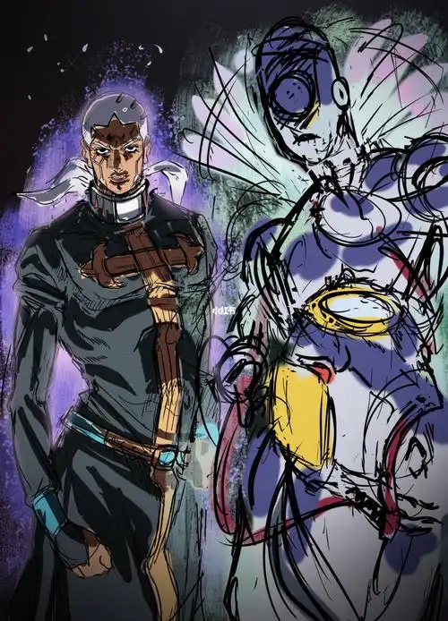 jojo画师grand guerilla发图 天堂制造素描
