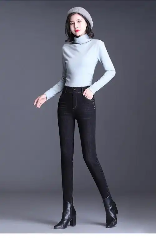 上海旗袍厂myxbfzy2099秋冬女裤时尚小脚裤2020新款高腰显瘦条绒长裤