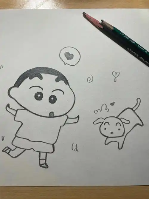 零基础开始学画画蜡笔小新