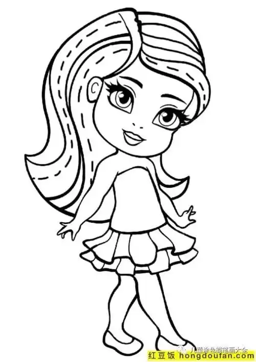 超萌超简单卡通女孩画法,超萌超简单卡通女孩画法可爱(109张超极简案
