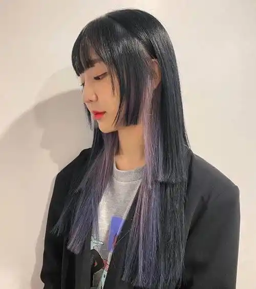 原创杨超越的挂耳染太好看了低调也时髦夏天想染发的女生必看