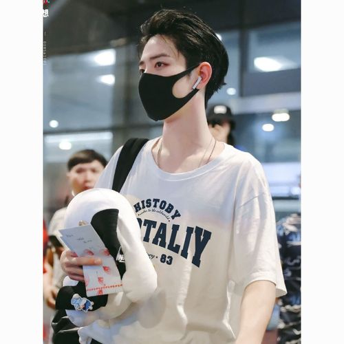 肖战同款ins港潮街头风字母个性短袖t恤女夏季宽松休闲帅气上衣服