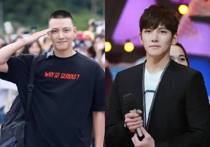 看看池昌旭,剪了寸头后,不少粉丝纷纷吐槽像个"劳改犯",尤其对比他之