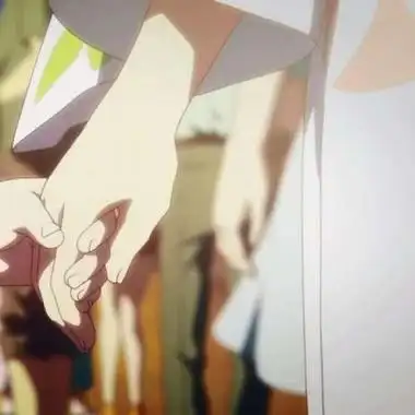 高清温暖的动漫手控情侣头像一对两张图片