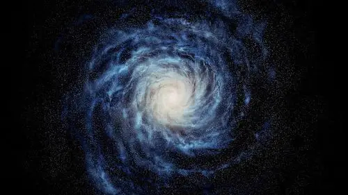 蓝色星系空间-apple ios 8 iphone 6 plus高清壁纸