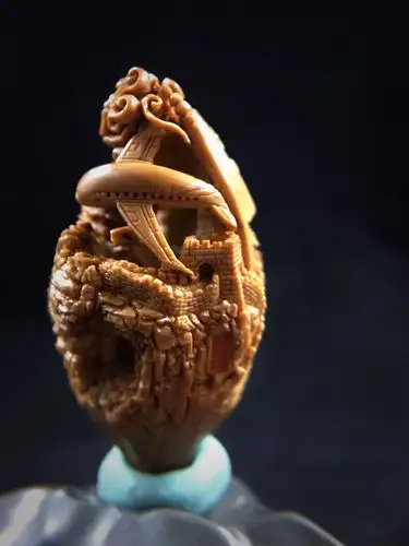 非遗抗疫作品展:太行核桃微雕技艺