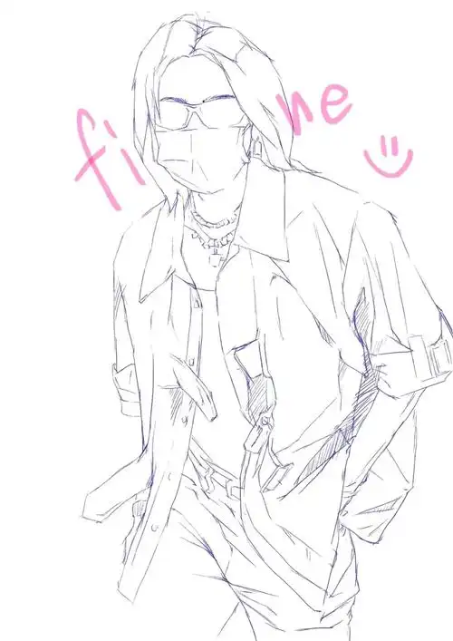 昨天一起床就画了一张王琳凯