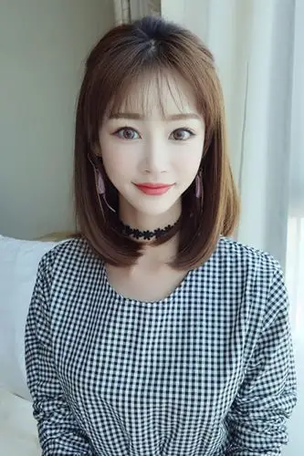 假发女长直发中长发u型半头套直发网红圆脸全头隐形无痕齐肩短发