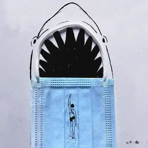 最潮的创意口罩,回头率200%._白舟