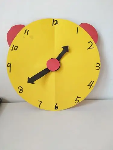 【相城区晨曦幼儿园】亲子手工制作――时钟