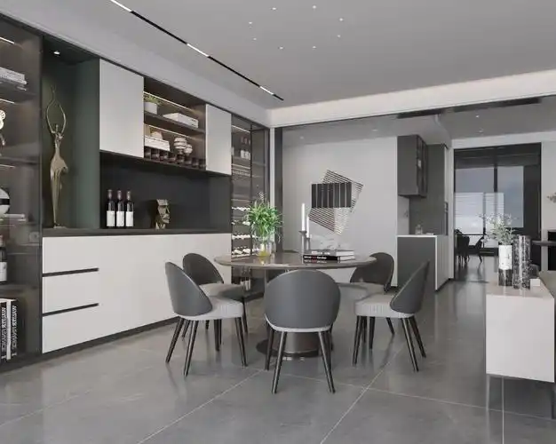 现代风格  #黑白灰简约搭配  #装修设计  #宁波