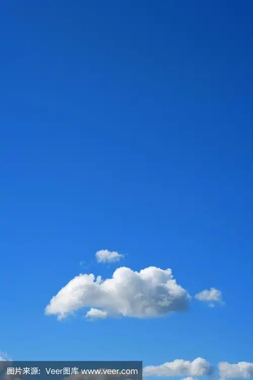 背景-蓝色天空中的云朵