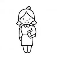 教师头像简笔画