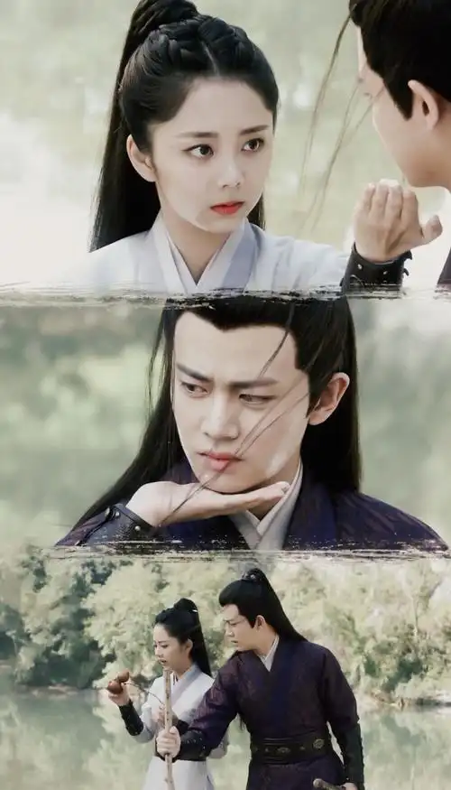 古装剧《锦衣之下》"六元一斤虾"cp 甜蜜手机壁纸