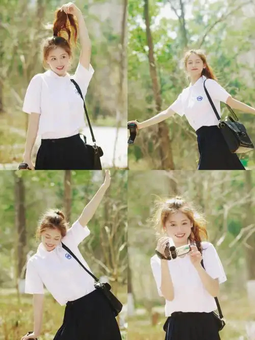 毕业照单人拍照姿势成都南京约拍写真