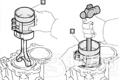 汽车发动机活塞环的安装