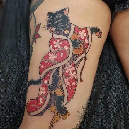 18款传统的日式纹身小图案1118