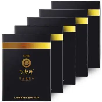 人初油湿巾黑金版延时湿巾男性成人外用延迟搭持久情趣用品5片装