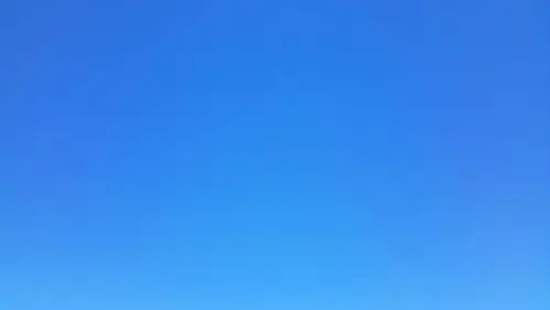 这是拍摄的天空顶部,蓝得那么纯净.