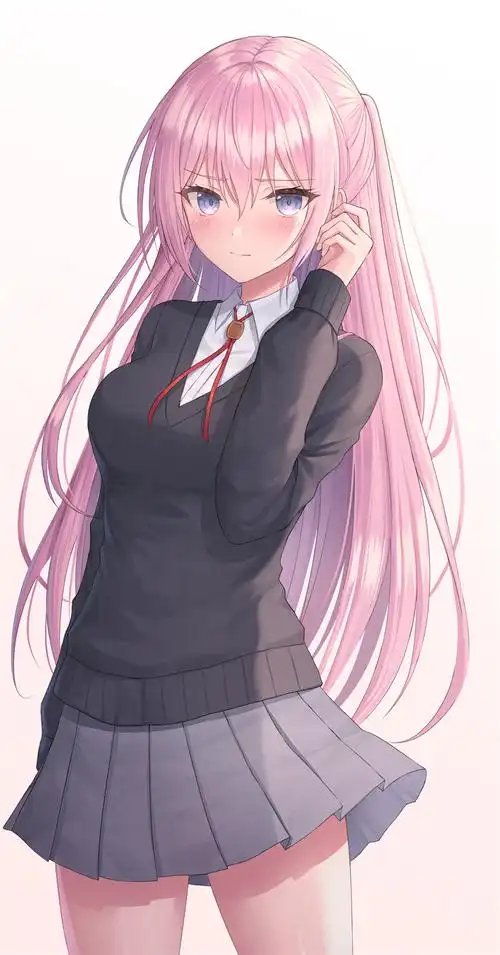 p站美图推荐——粉毛特辑(四)