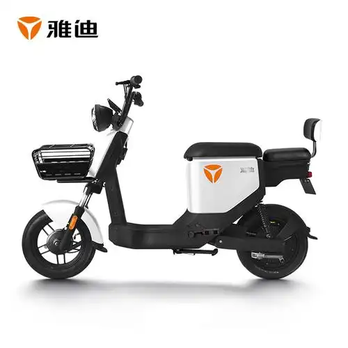 雅迪(yadea)欧逸升级版电动车轻便代步踏板车电瓶车男女代步车锂电