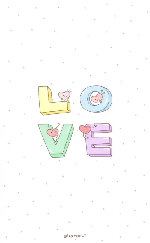 love可爱英文字母iphone手机壁纸