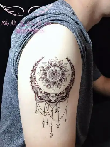 瑞熙曼半臂纹身贴一款9.