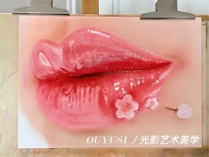 美妆素描仙女唇