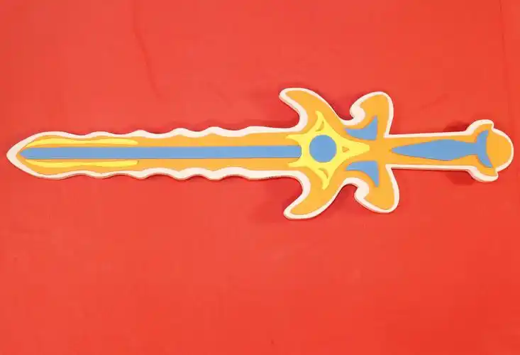 金翅膀益智玩具eva刀剑手工制作刀剑立体模型儿童diy幼儿园题材