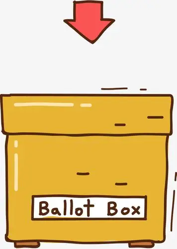 卡通卡通投票箱