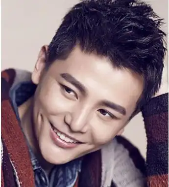 男士发型,短发男生圆脸发型