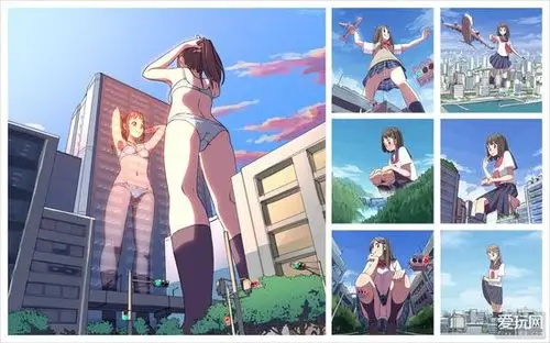 嘘嘘如洪水侵袭可爱少女们的巨人化日常生活