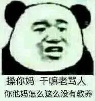 操你妈,干嘛老骂人,你他妈怎么这么没有教养 - 看谁不爽就怼谁骂人