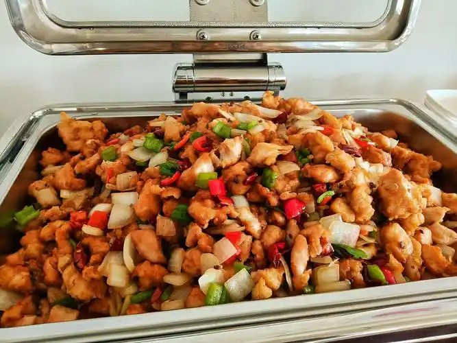 中车a区二楼自助餐菜品