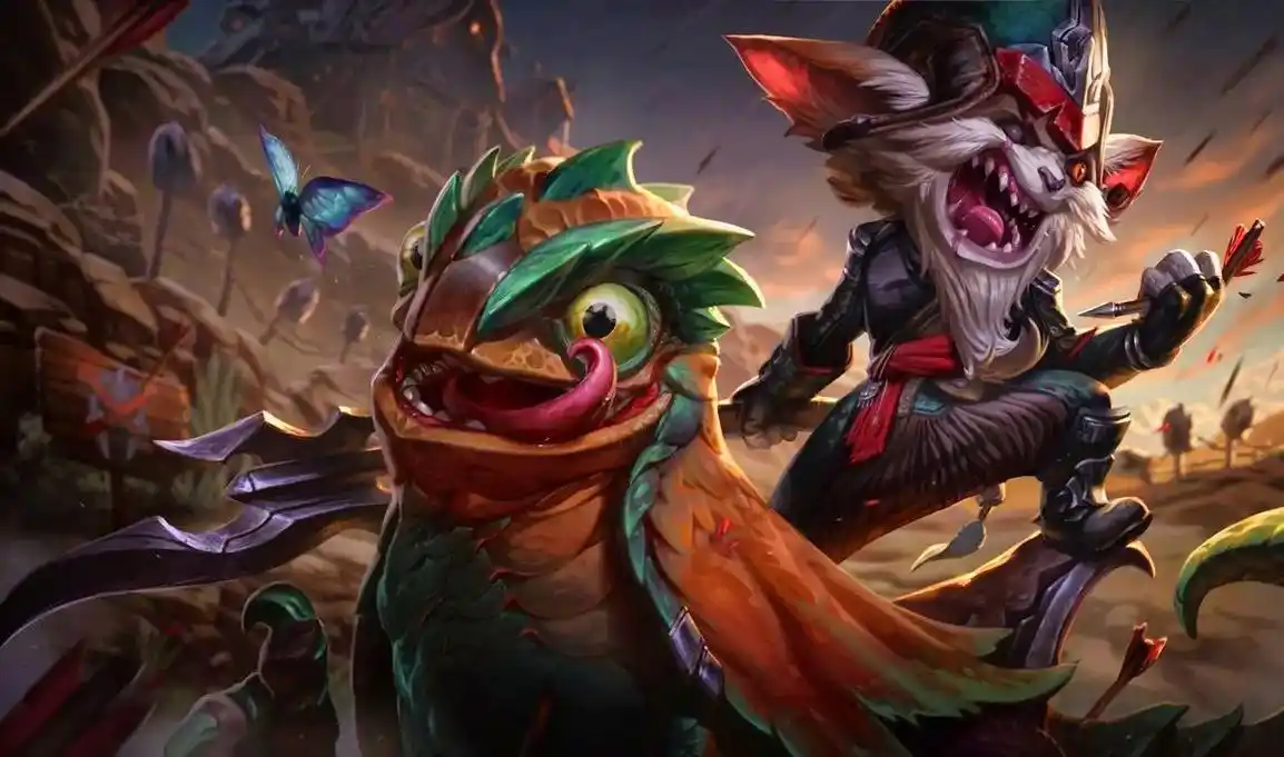 英雄联盟全英雄全皮肤高清壁纸之暴烈骑士克烈