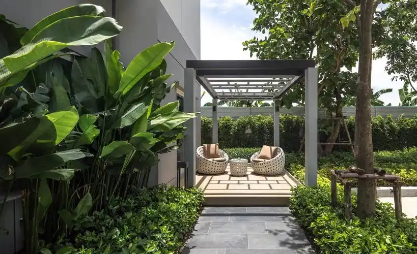 泰国别墅景观外部实景图