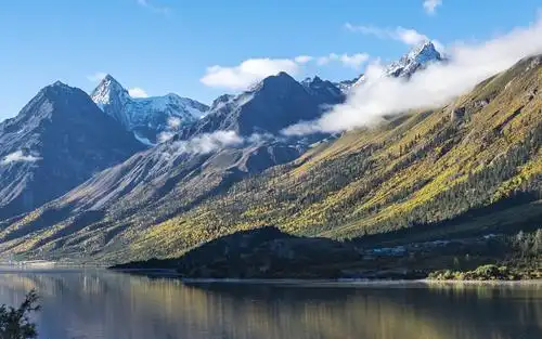 电脑壁纸 风景 清新唯美的然乌湖风光